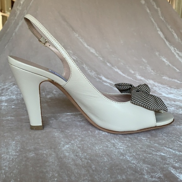 L’AUTRE CHOSE sling back open toe heels - Picture 5 of 14